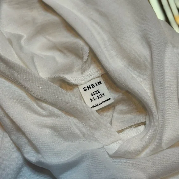 SHEIN White Casual Hoodie - Picture 3 of 3